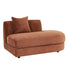 Madrid Curve Right Chaise Sofa - Chestnut