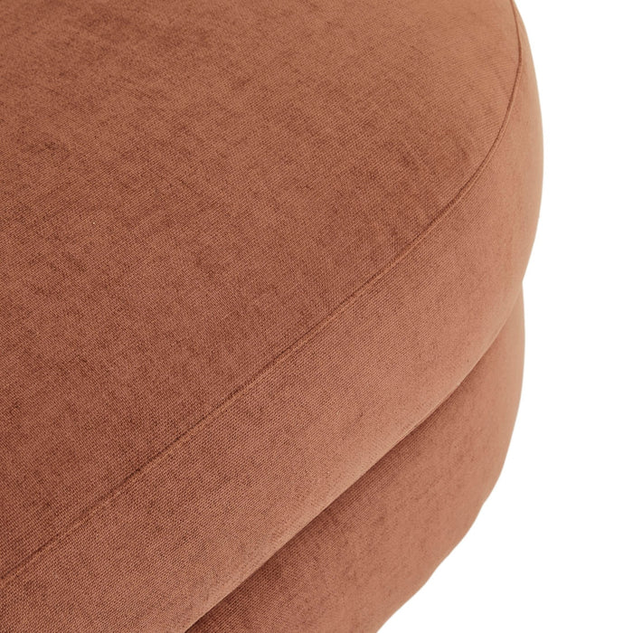 Madrid Curve Right Chaise Sofa - Chestnut