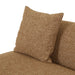 Madrid Curve Right Chaise Sofa - Toffee Weave