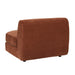 Madrid Curve 1 Seater Centre Sofa - Chestnut