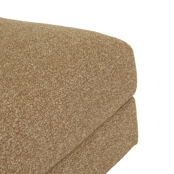 Madrid Curve 1 Seater Centre Sofa - Toffee Weave