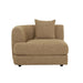 Madrid Curve Left Arm Sofa - Toffee Weave