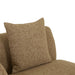 Madrid Curve Left Arm Sofa - Toffee Weave