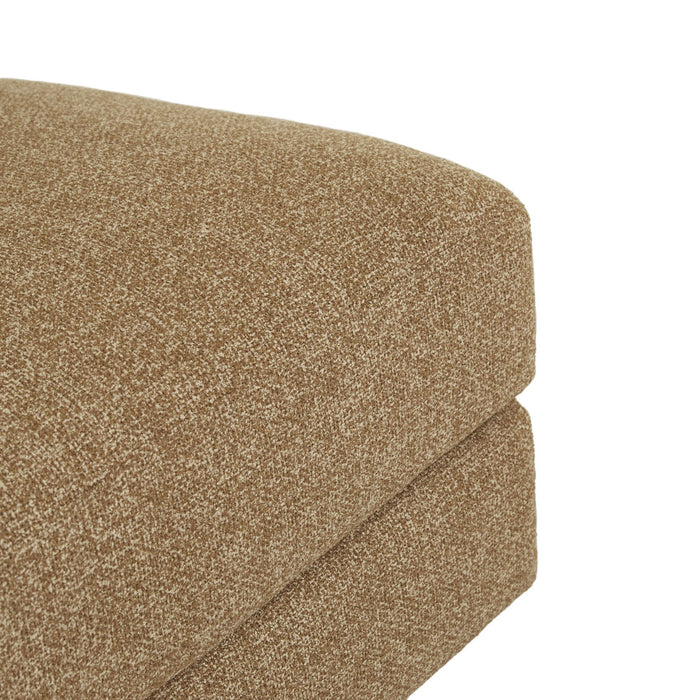 Madrid Curve Left Arm Sofa - Toffee Weave