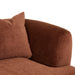 Madrid Curve Right Arm Sofa - Chestnut
