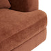 Madrid Curve Right Arm Sofa - Chestnut