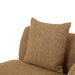 Madrid Curve Right Arm Sofa - Toffee Weave