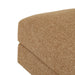 Madrid Curve Right Arm Sofa - Toffee Weave