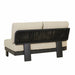 Valencia Rope 2 Seater Left Arm Sofa - Natural/Carbon Grey