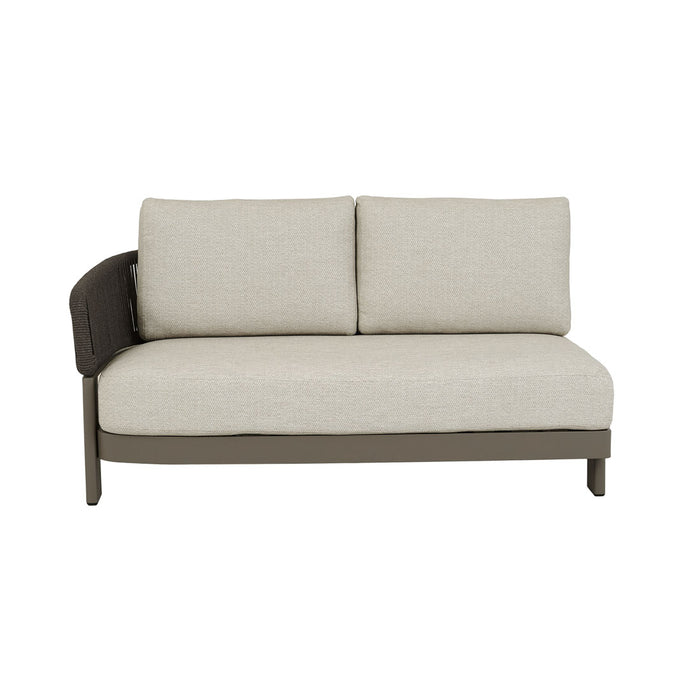 Valencia Rope 2 Seater Left Arm Sofa - Fawn