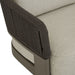 Valencia Rope 2 Seater Left Arm Sofa - Fawn