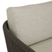 Valencia Rope 2 Seater Left Arm Sofa - Fawn