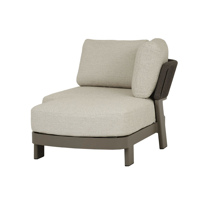 Valencia Rope Right Chaise - Fawn