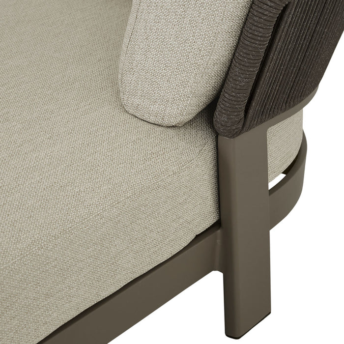 Valencia Rope Right Chaise - Fawn