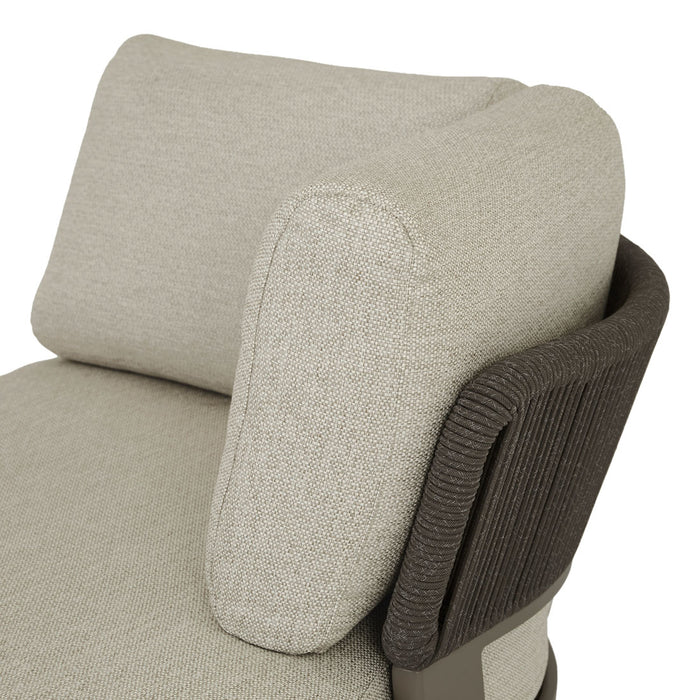Valencia Rope Right Chaise - Fawn