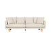 Vittoria Elliot 4 Seater Sofa - Staunch Almond - Natural Ash