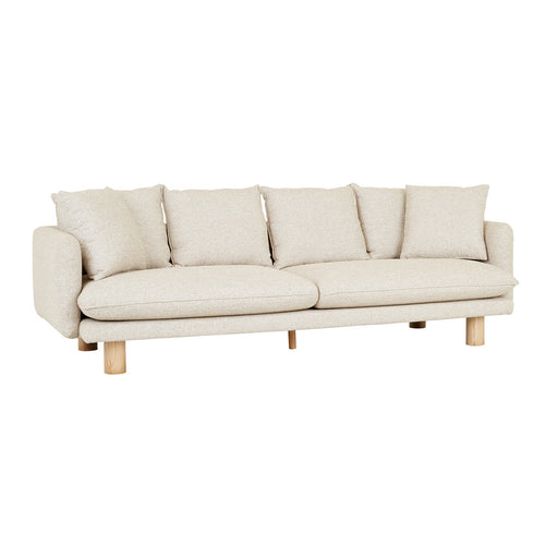 Vittoria Elliot 4 Seater Sofa - Staunch Almond - Natural Ash