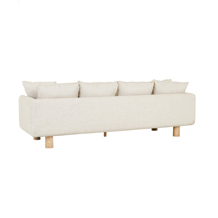 Vittoria Elliot 4 Seater Sofa - Staunch Almond - Natural Ash