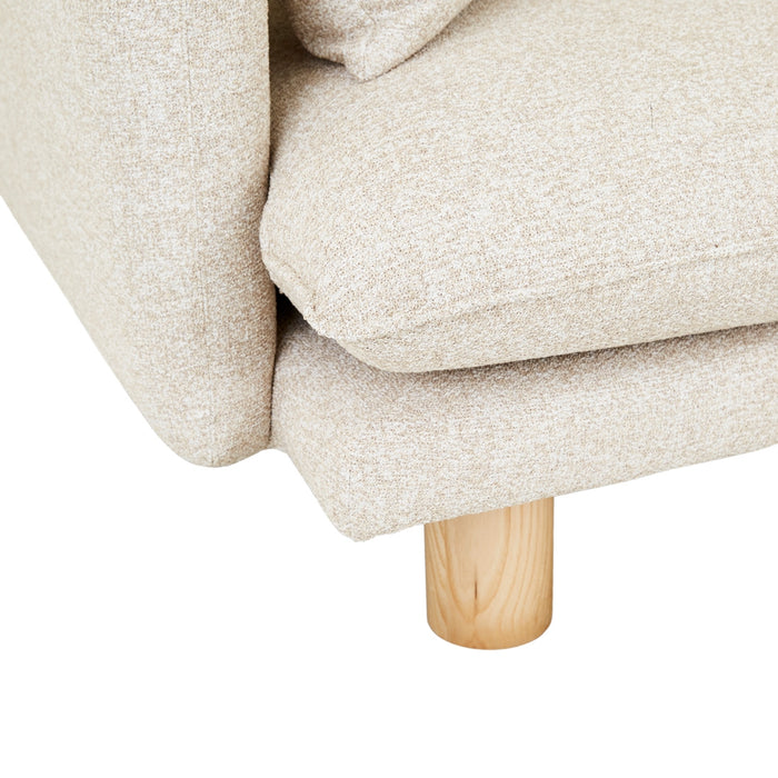 Vittoria Elliot 4 Seater Sofa - Staunch Almond - Natural Ash