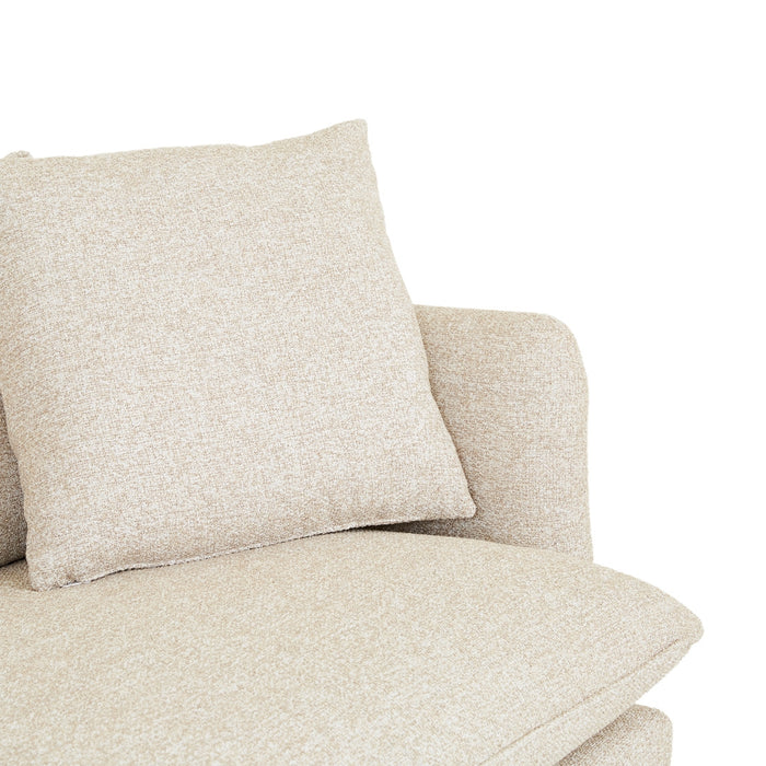 Vittoria Elliot 4 Seater Sofa - Staunch Almond - Natural Ash
