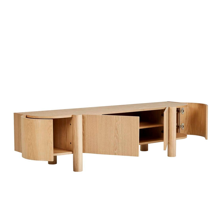 Artie Entertainment Unit - Natural Ash