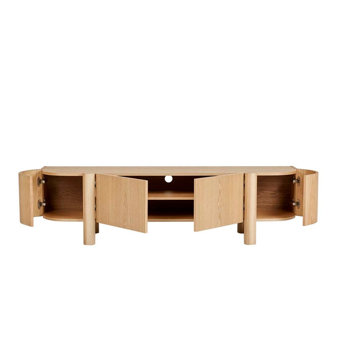 Artie Entertainment Unit - Natural Ash