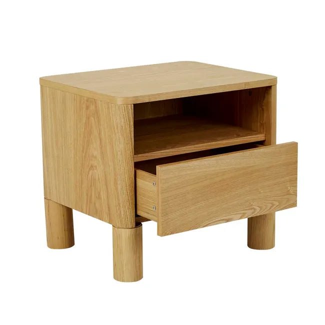 Artie Open Bedside - Natural Ash - Biku Furniture & Homewares