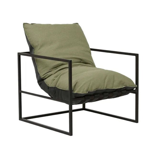Aruba Frame Occasional Chair - Moss - Black - Biku Furniture & Homewares