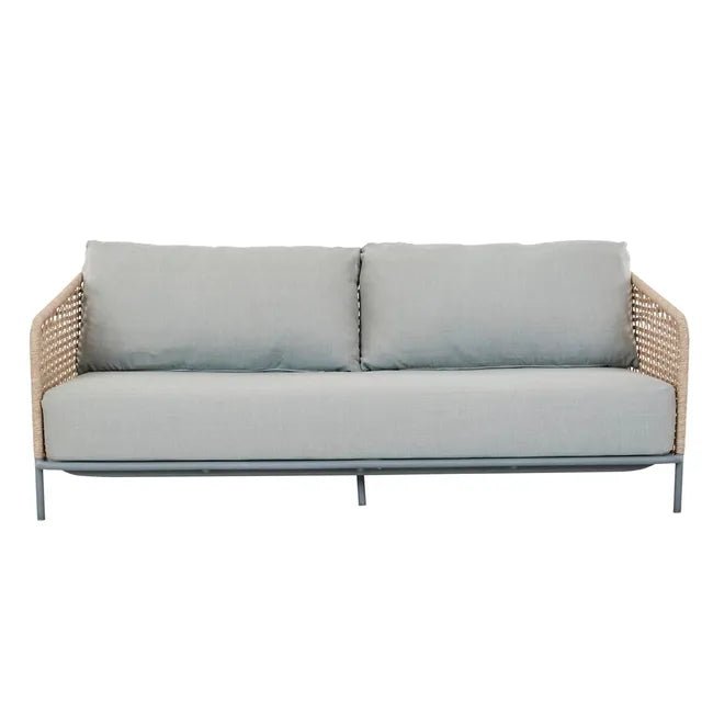 Aspen Club 3 Seater Sofa - Lagoon - Shell - Biku Furniture & Homewares