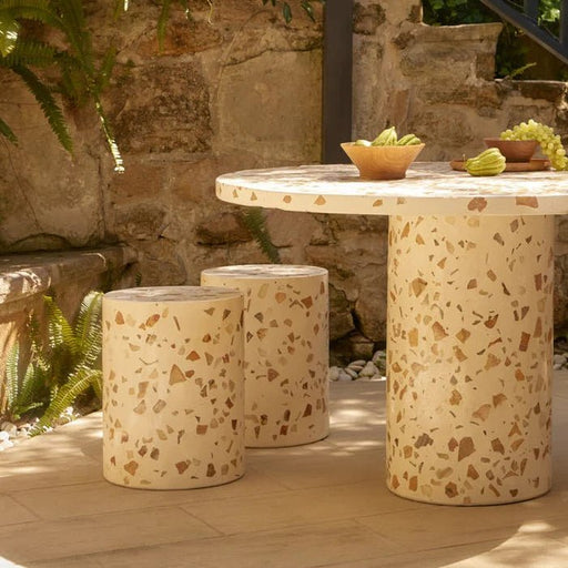 Astra Terrazzo Stool - Biku Furniture & Homewares