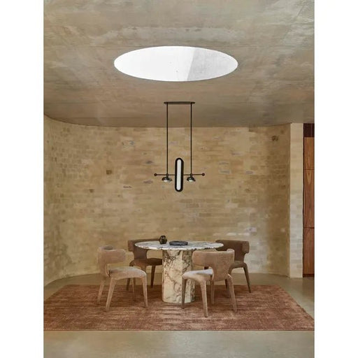 Atlas Decagon Dining Table - Matt Ocean Marble - Biku Furniture & Homewares