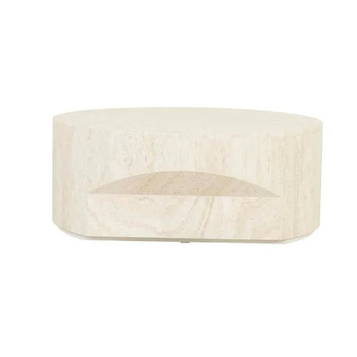 Atlas Pinnacle Coffee Table - Natural Travertine - Biku Furniture & Homewares
