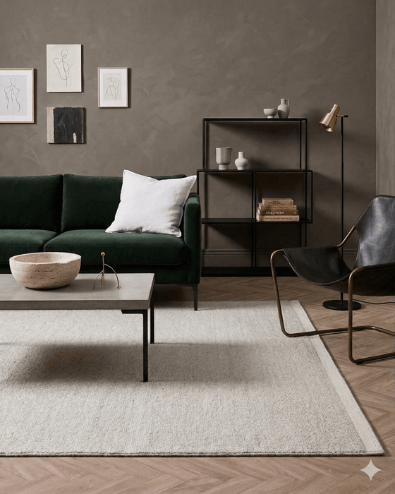 Auden Bone Floor Rug - Biku Furniture & Homewares