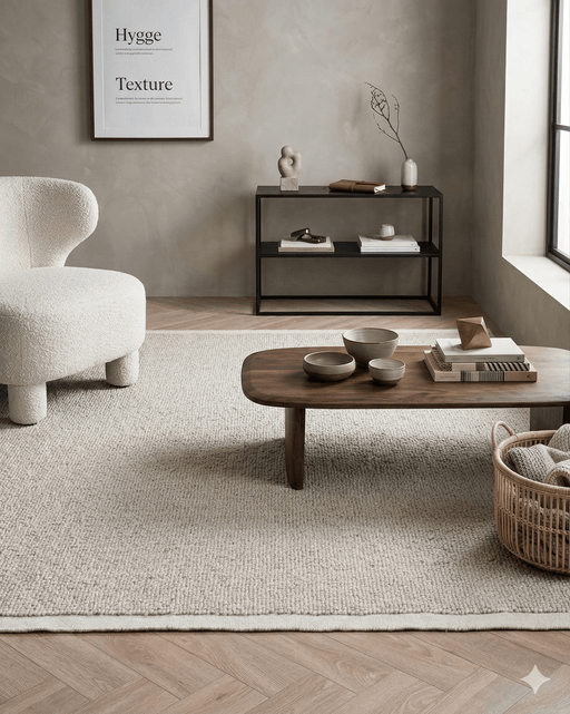 Auden Bone Floor Rug - Biku Furniture & Homewares