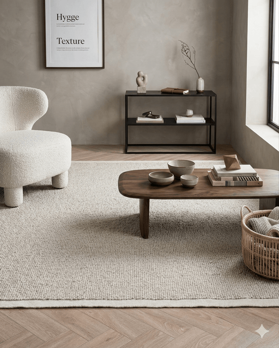 Auden Bone Floor Rug - Biku Furniture & Homewares