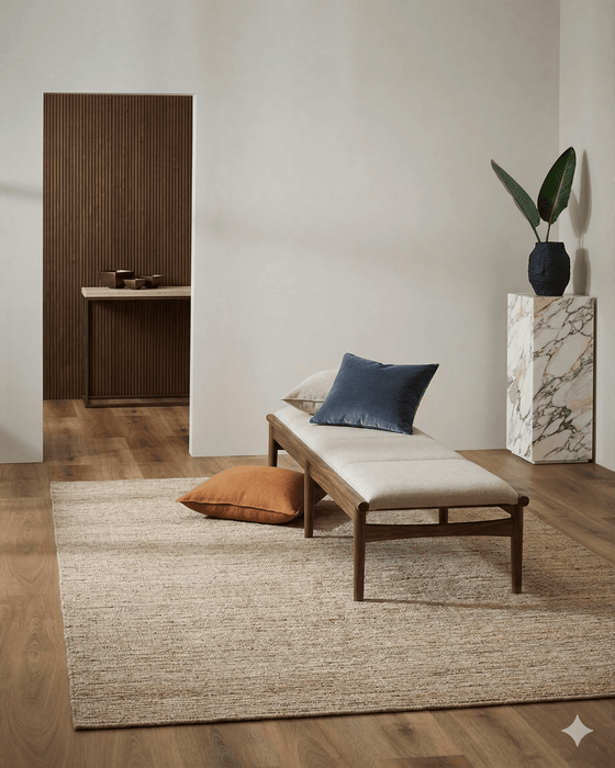 Aurelia Jute Floor Rug - Biku Furniture & Homewares