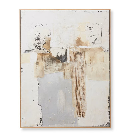 Azure Drift Hand - Painted Canvas - Biku Furniture & Homewares