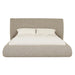 Madrid Curve Bed - Mercury Boucle