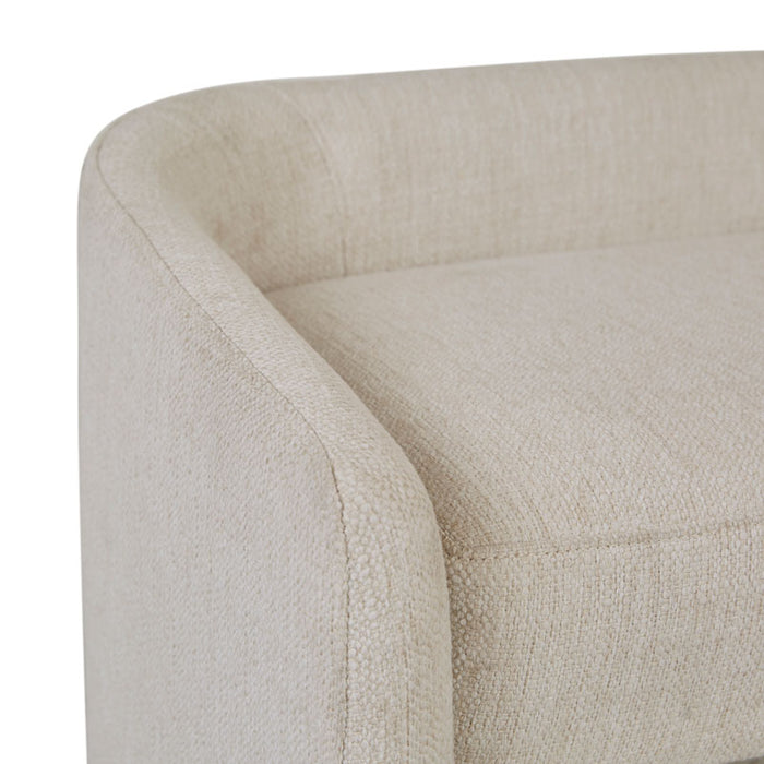 Addison Bench Seat - Natural White Tweed