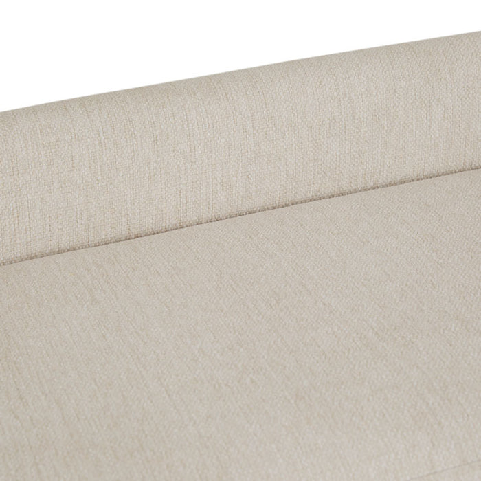 Addison Bench Seat - Natural White Tweed