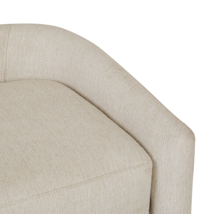 Addison Bench Seat - Natural White Tweed