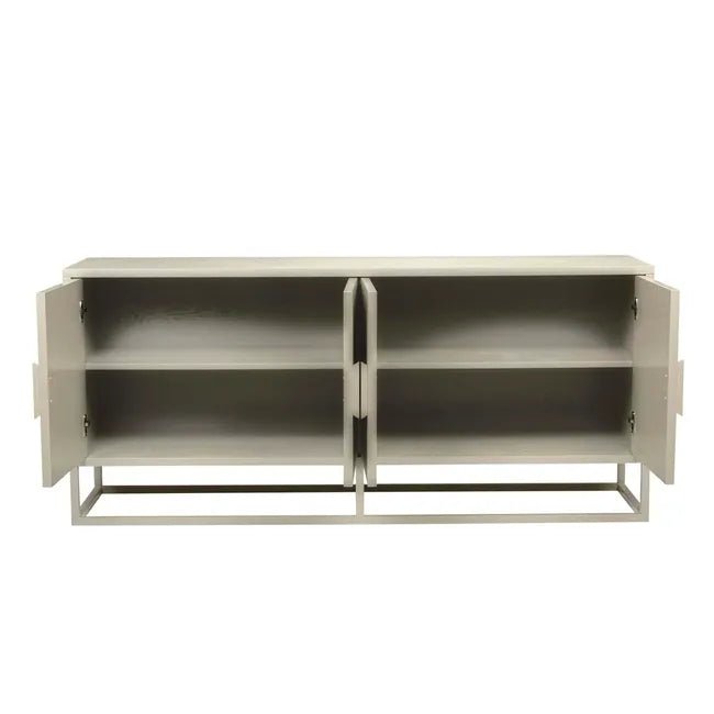 Benjamin Ripple Buffet - Putty - Biku Furniture & Homewares