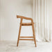 Blada Teak Stool 65cm Seat Height - Biku Furniture & Homewares