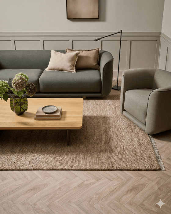 Bramble Treacle Floor Rug - Biku Furniture & Homewares