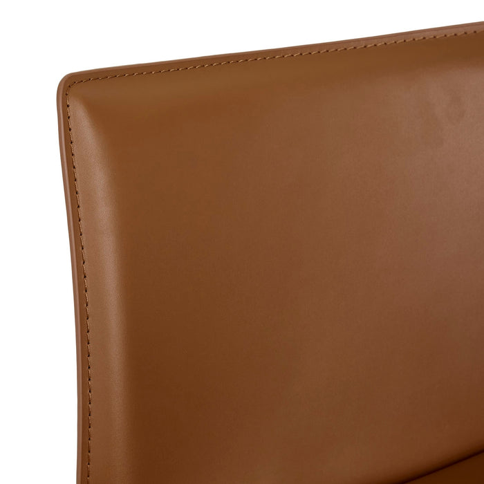 Carlo Barstool - Light Tan - Black Metal