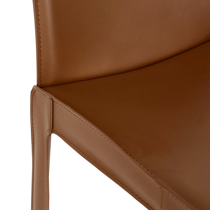 Carlo Barstool - Light Tan - Black Metal