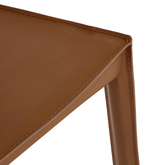 Carlo Barstool - Light Tan - Black Metal