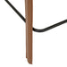 Carlo Barstool - Light Tan - Black Metal