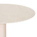 Portsea Cruise Round Bar Table - Alabaster - Ivory White