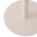 Portsea Cruise Round Bar Table - Alabaster - Ivory White